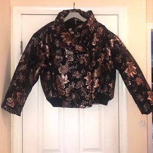 FREE PEOPLE OVERSIZED PRINT JACKET NWT!